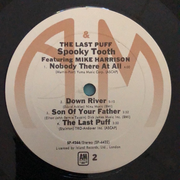 Spooky Tooth Vinyl Record Album The Last Puff - Picture 5 of 7